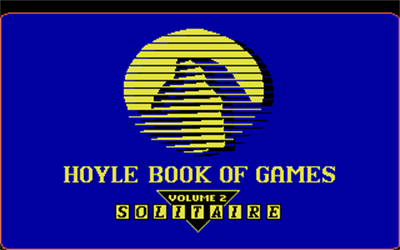 Hoyle: Official Book of Games: Volume 2: Solitaire - Screenshot - Game Title Image