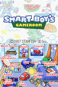 Smart Boy's Gameroom - Screenshot - Game Title Image