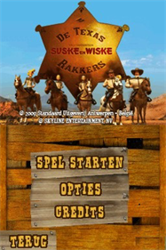 Willy Vandersteen Suske en Wiske: De Texas Rakkers - Screenshot - Game Title Image