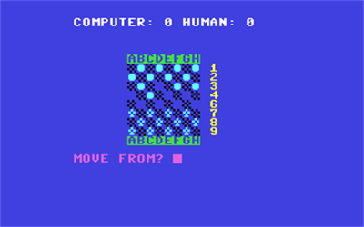Commodore Checkers - Screenshot - Gameplay Image