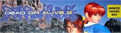 Dead or Alive 2: Millennium - Arcade - Marquee Image