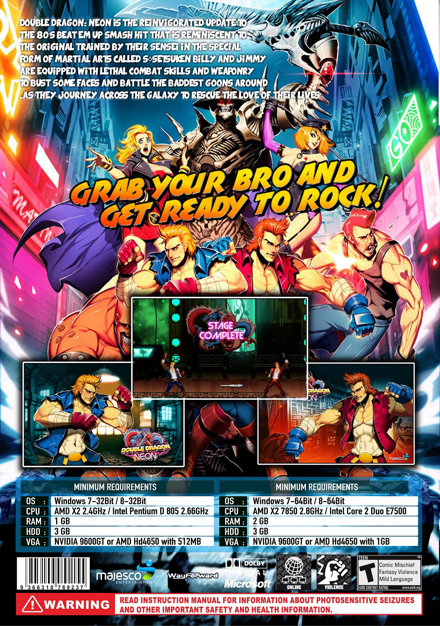 Double Dragon Neon Details - LaunchBox Games Database