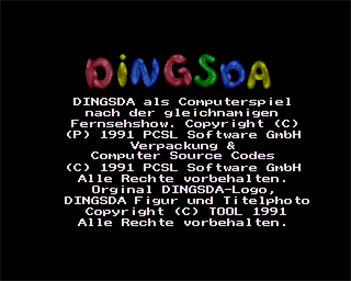 Dingsda - Screenshot - Game Title Image