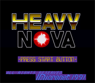 Heavy Nova - Screenshot - Game Title Image