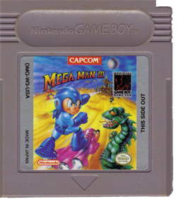 Mega Man III - Cart - Front Image