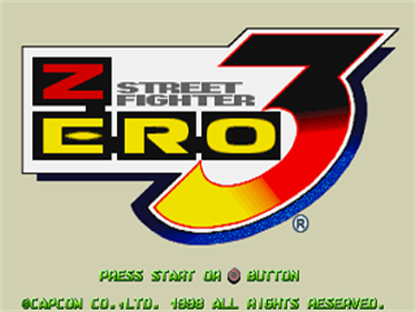 Street Fighter Alpha 3 - Screenshot - Game Title Image