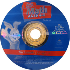 Reader Rabbit Personalized Math Ages 4-6 - Disc Image