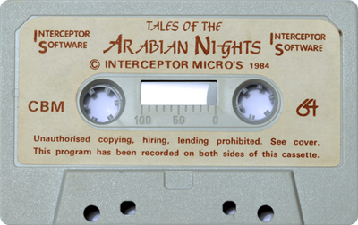 Tales of the Arabian Nights - Cart - Front Image