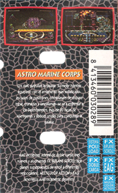 A.M.C.: Astro Marine Corps - Box - Back Image