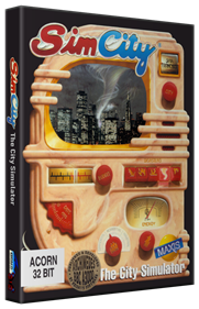 Sim City: The City Simulator - Box - 3D Image