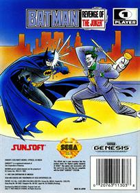 Batman: Revenge of the Joker - Box - Back Image