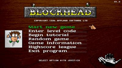 Blockhead - Screenshot - Game Title Image