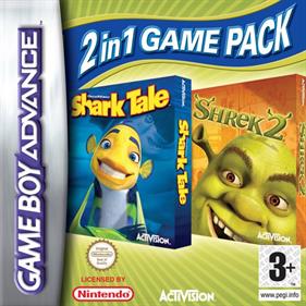 2 in 1 Game Pack: Shrek 2 / Shark Tale - Box - Front Image