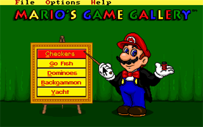Mario's Game Gallery - Screenshot - Game Select Image