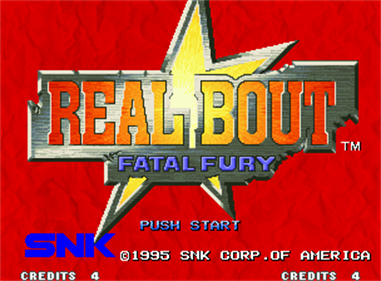 Real Bout Fatal Fury - Screenshot - Game Title Image