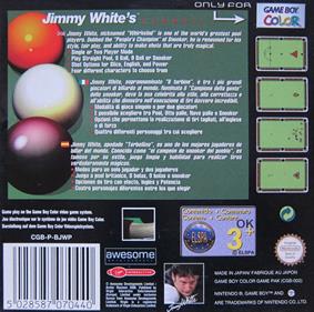 Jimmy White's Cue Ball - Box - Back Image