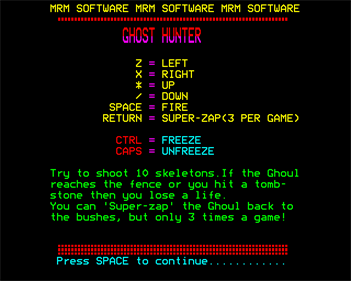 Ghost Hunter - Screenshot - Game Title Image