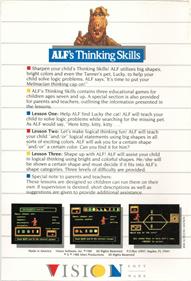 ALF's Thinking Skills - Box - Back Image