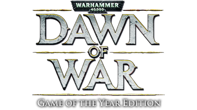 Warhammer 40,000: Dawn of War - Game of the Year Edition - Clear Logo Image
