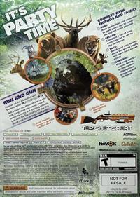 Cabela's Big Game Hunter: Hunting Party - Box - Back Image