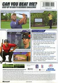 Tiger Woods PGA Tour 2004 - Box - Back Image