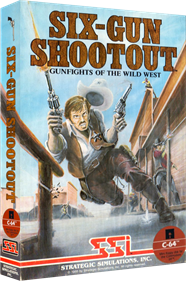 Six-Gun Shootout: Gunfights of the Wild West - Box - 3D Image