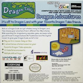 Dragon Tales: Dragon Adventures - Box - Back Image