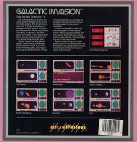 Galactic Invasion - Box - Back Image