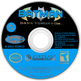 Batman: Dark Tomorrow - Disc Image