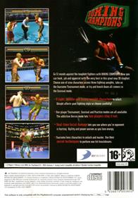 Boxing Champions - Box - Back Image