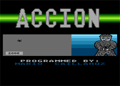 Accion - Screenshot - Game Title Image
