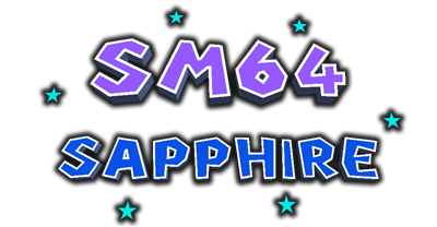 Super Mario 64: Sapphire - Clear Logo Image