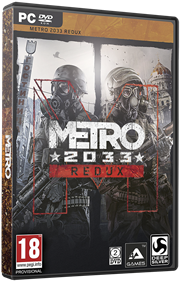 Metro 2033 Redux - Box - 3D Image