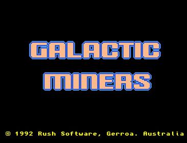 Galactic Miners - Screenshot - Game Title Image