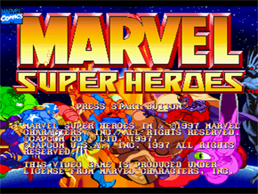 Marvel Super Heroes - Screenshot - Game Title Image