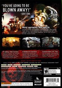 Gears of War 2 - Box - Back Image