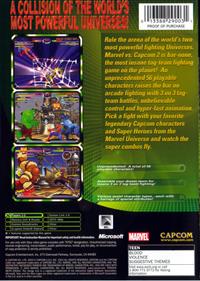 Marvel vs. Capcom 2 - Box - Back Image