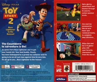 Disney-Pixar's Toy Story 2: Buzz Lightyear to the Rescue! - Box - Back Image