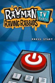 Rayman: Raving Rabbids: TV Party - Screenshot - Game Title Image