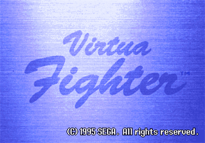 Virtua Fighter - Screenshot - Game Title Image