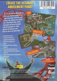 RollerCoaster Tycoon - Box - Back Image