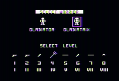 The Last Gladiator - Screenshot - Game Select Image
