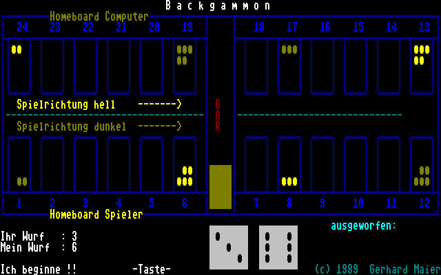 Backgammon 128 