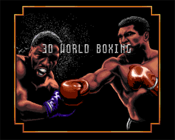3D World Boxing - Screenshot - Game Title Image