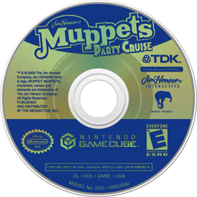 Muppets Party Cruise - Disc Image