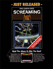 The Earth Dies Screaming - Advertisement Flyer - Front Image