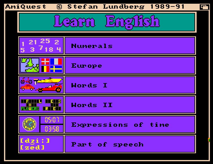 AmiQuest: Learn English