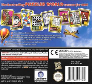 Puzzler World 2 - Box - Back Image