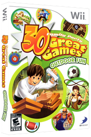 Family Party: 30 Great Games: Outdoor Fun - Box - 3D Image