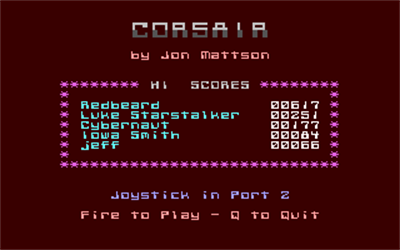 Corsair - Screenshot - Game Title Image